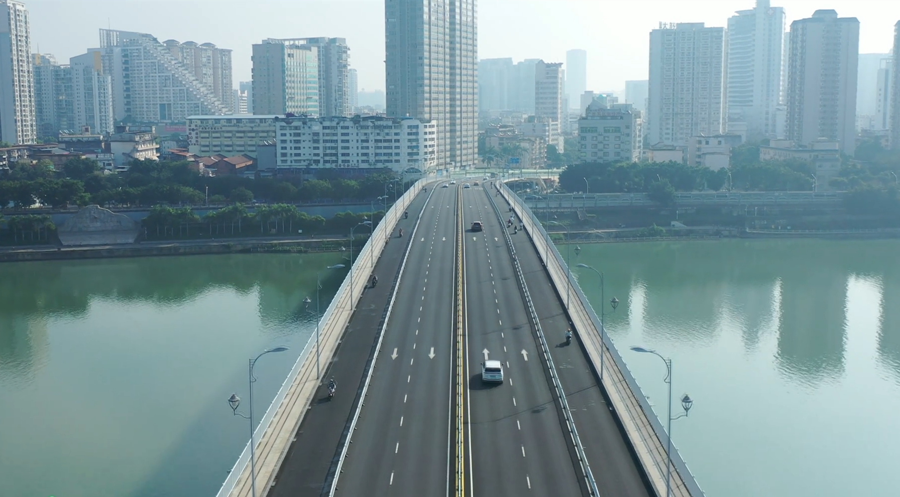 北大橋、桃源橋橋面及引道改造工程完工